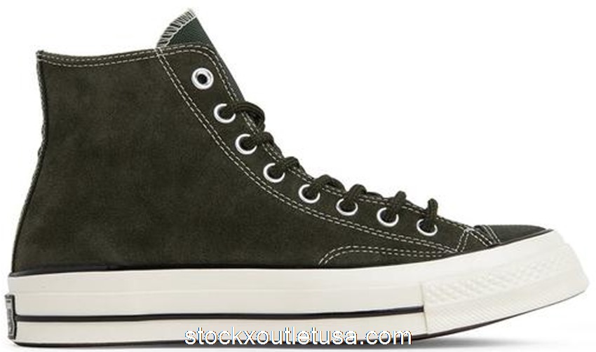 Outlet Converse Chuck Taylor All-Star 70 Hi Suede Pack Utility Green 162371C