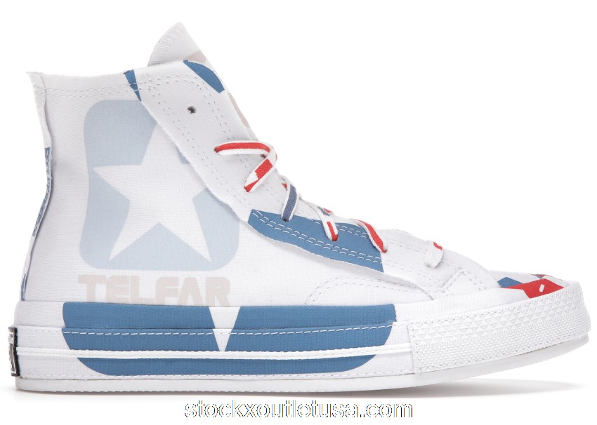 Outlet Converse Chuck Taylor All-Star 70 Hi Telfar White Blue 169068C