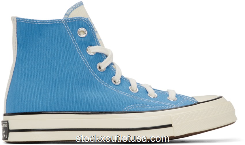 Outlet Converse Chuck Taylor All-Star 70 Hi Twisted Tongue Blue Coast 166827C