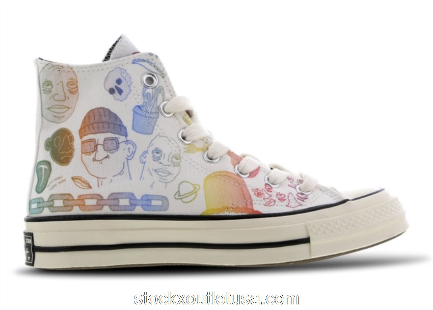 Outlet Converse Chuck Taylor All-Star 70 Hi Tyler the Creator Artist Series White Multicolor 164532C