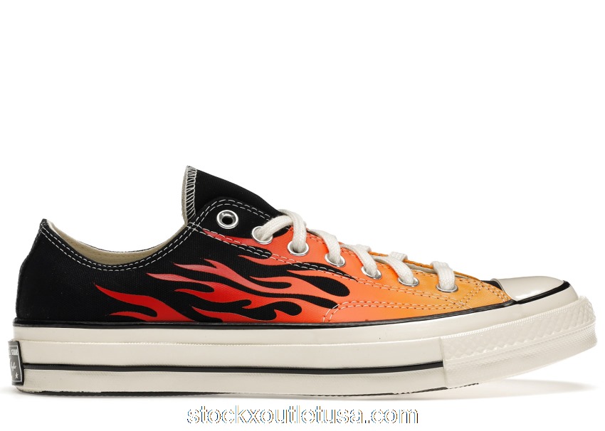 Outlet Converse Chuck Taylor All-Star 70 Ox Archival Flame Print 167813C