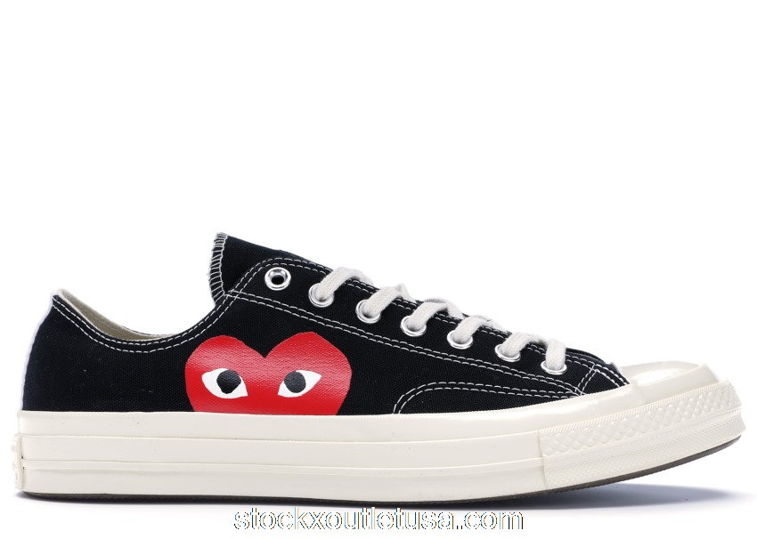 Outlet Converse Chuck Taylor All-Star 70 Ox Comme des Garcons PLAY Black 150206C