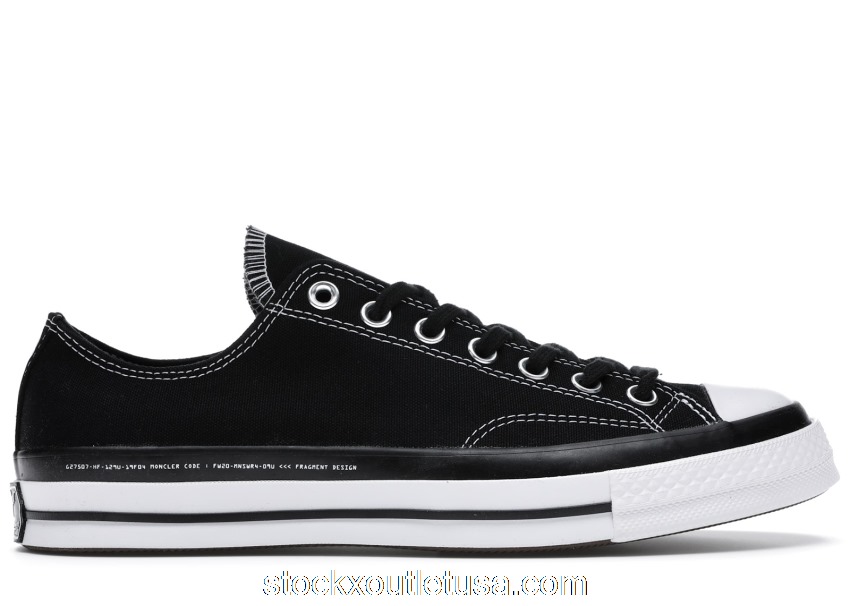 Outlet Converse Chuck Taylor All-Star 70 Ox Moncler Fragment Black 169069C