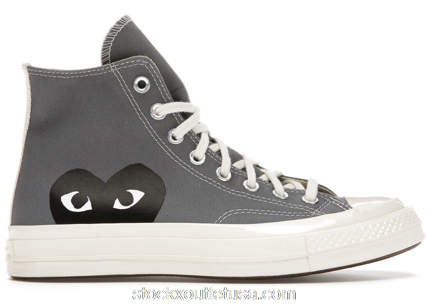 Outlet Converse Chuck Taylor All-Star 70s Hi Comme des Garcons PLAY Grey 171847C