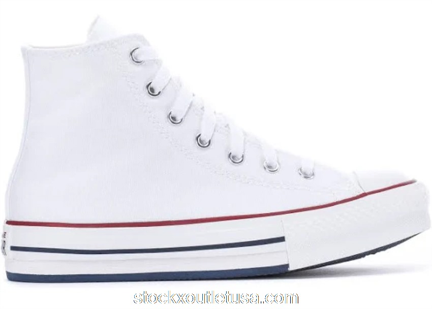 Outlet Converse Chuck Taylor All-Star EVA Lift Platform Hi White (GS) 671108C