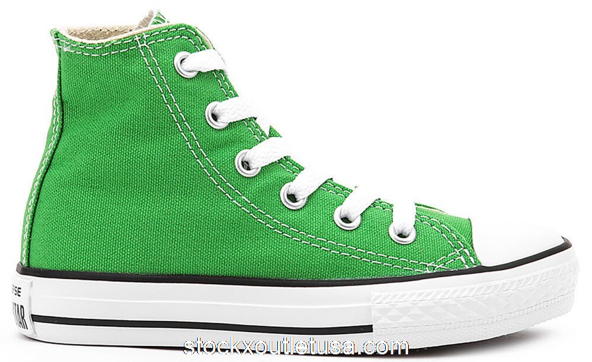 Outlet Converse Chuck Taylor All-Star Hi Classic Green (PS) 342369F