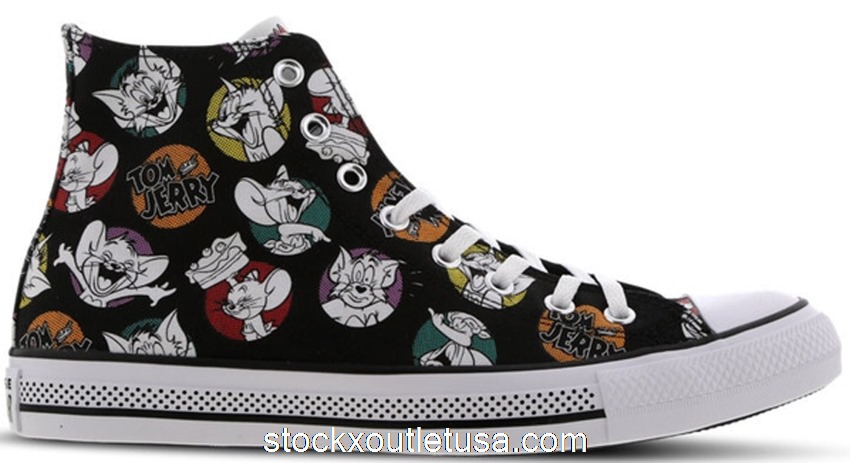 Outlet Converse Chuck Taylor All-Star Hi Tom and Jerry Black 165733C