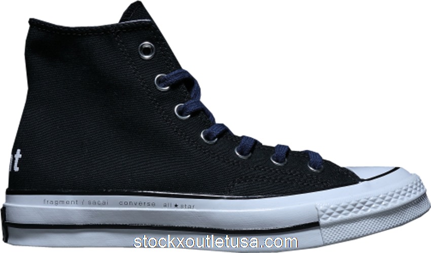 Outlet Converse Chuck Taylor All-Star Hi sacai Fragment Black 160328C