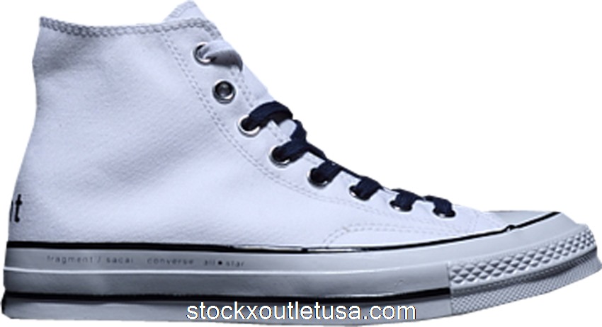 Outlet Converse Chuck Taylor All-Star Hi sacai x Fragment White 160329C