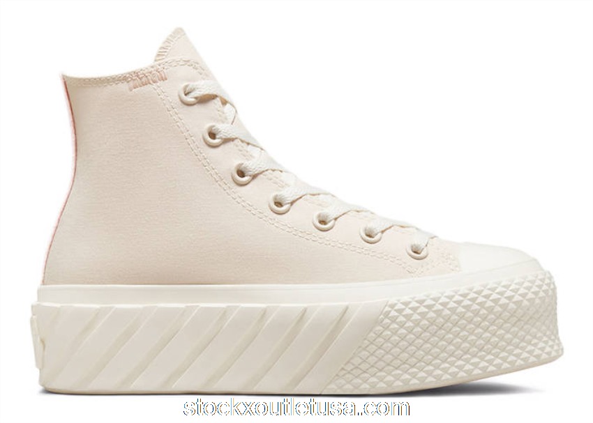 Outlet Converse Chuck Taylor All-Star Lift 2X Desert Sand (W) 572953C