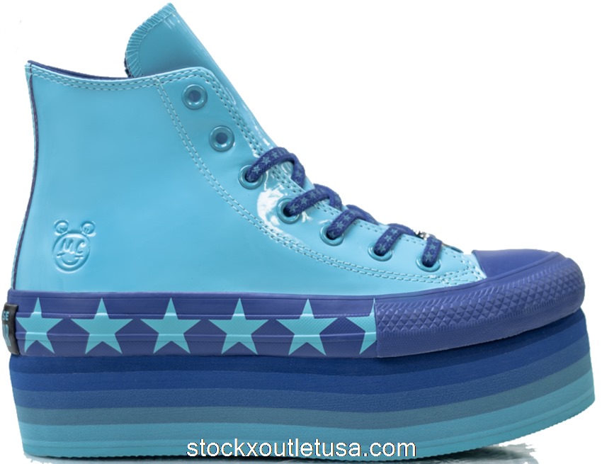 Outlet Converse Chuck Taylor All-Star Lift Hi Miley Cyrus Blue (W) 563724C