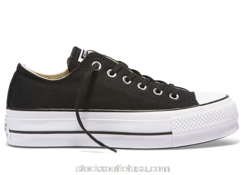 Outlet Converse Chuck Taylor All-Star Lift Ox Black White (W) 560250C