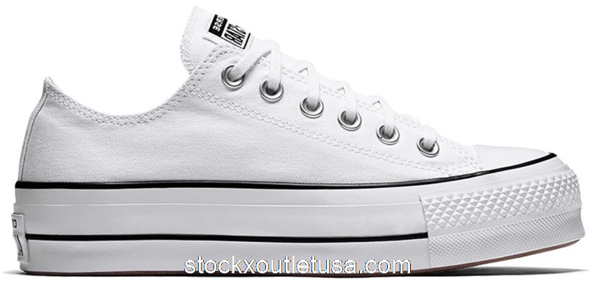 Outlet Converse Chuck Taylor All-Star Lift Ox White Black (W) 560251C
