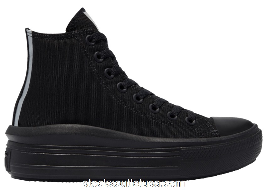 Outlet Converse Chuck Taylor All-Star Move Hi Black Metallic (W) 570971C