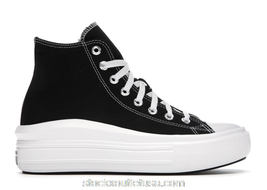 Outlet Converse Chuck Taylor All-Star Move Hi Black (W) 568497C
