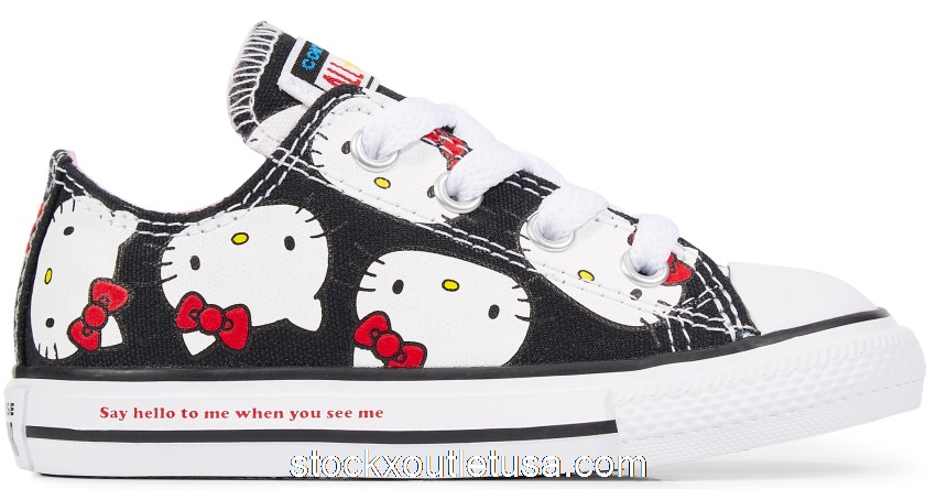 Outlet Converse Chuck Taylor All-Star Ox Hello Kitty Black (TD) 762949C