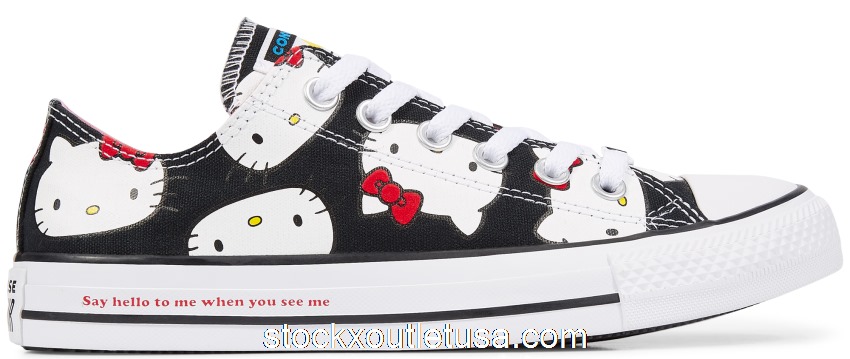 Outlet Converse Chuck Taylor All-Star Ox Hello Kitty Black 162947C
