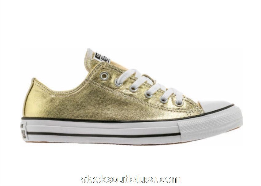 Outlet Converse Chuck Taylor All-Star Ox Light Gold Metallic 153181F