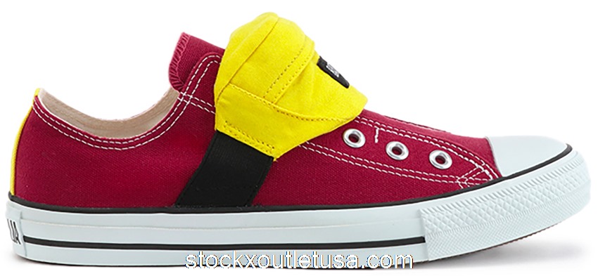 Outlet Converse Chuck Taylor All-Star Ox Pocket Slip Red Yellow