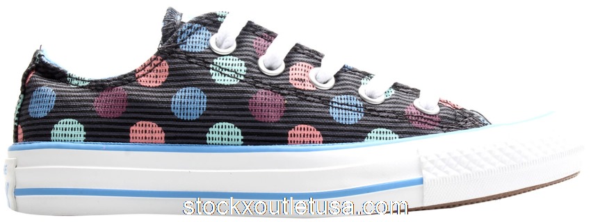Outlet Converse Chuck Taylor All-Star Ox Polka Dots Graphite (W) 542567C