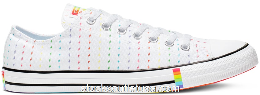 Outlet Converse Chuck Taylor All-Star Ox Pride White (2019) 165717C