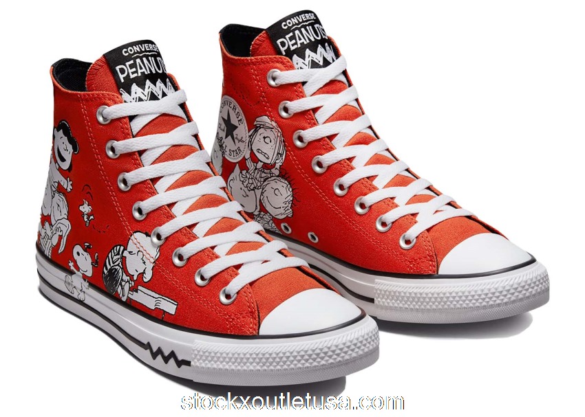 Outlet Converse Chuck Taylor All-Star Peanuts Red A02573F