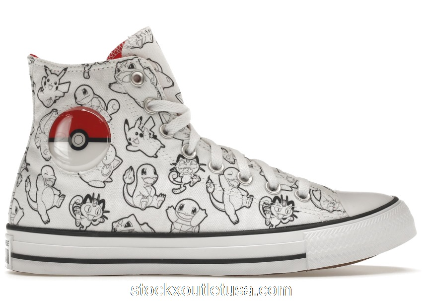 Outlet Converse Chuck Taylor All-Star Pokemon Poke Ball A01651C