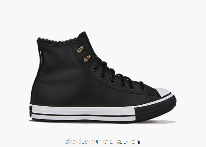 Outlet Converse Chuck Taylor All-Star Winter Hi Sherpa Leather Black 165936C