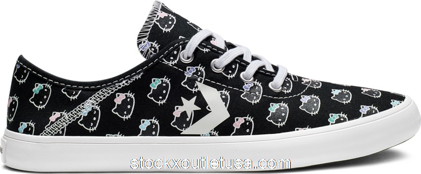 Outlet Converse Costa Ox Hello Kitty Black (W) 564632C
