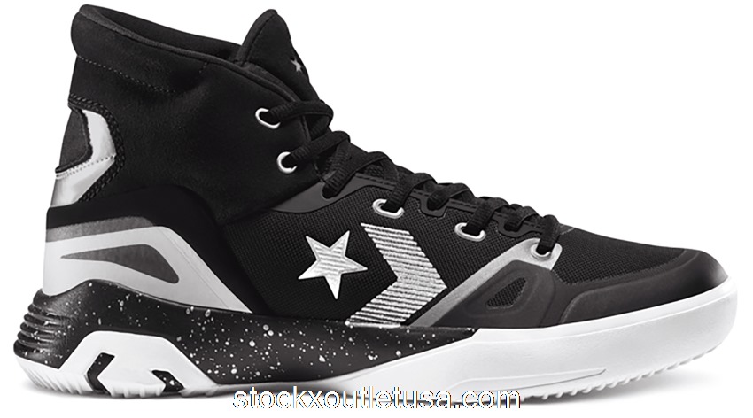 Outlet Converse G4 Black Silver 166324C