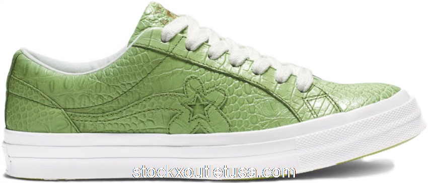Outlet Converse One Star Ox Golf Le Fleur Faux Skin Green 165525C