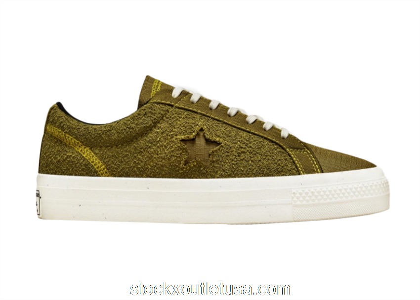Outlet Converse One Star Ox Renew Remix Dark Moss 172349C
