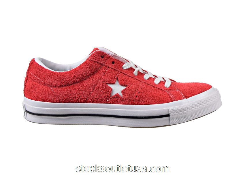 Outlet Converse One Star Ox Suede Red 158434C