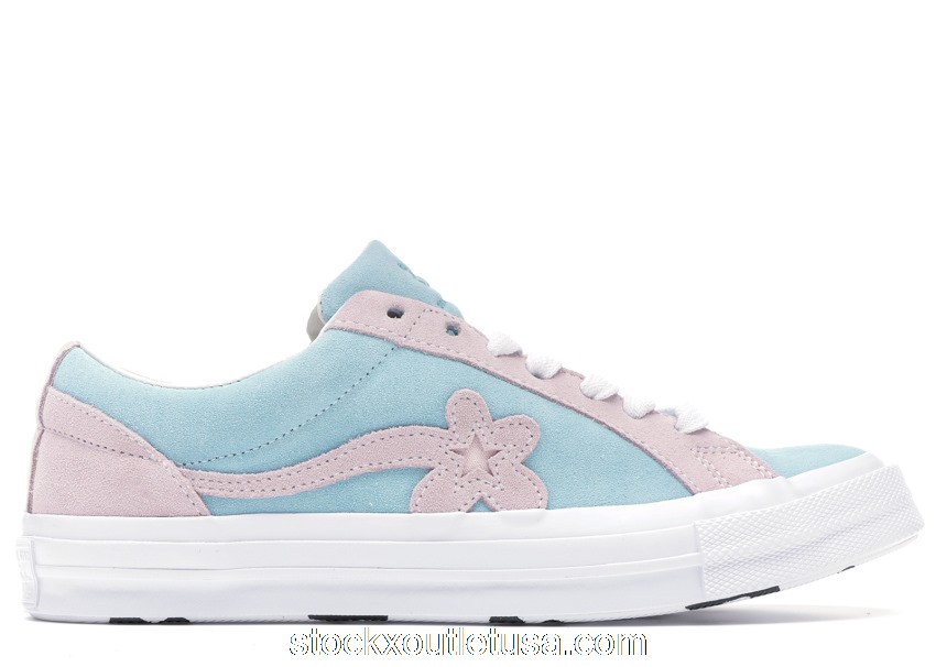 Outlet Converse One Star Ox Tyler the Creator Golf Le Fleur Light Blue Pink 162127C