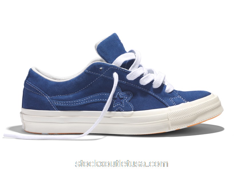Outlet Converse One Star Ox Tyler the Creator Golf Le Fleur Mono (Blue) 162131C