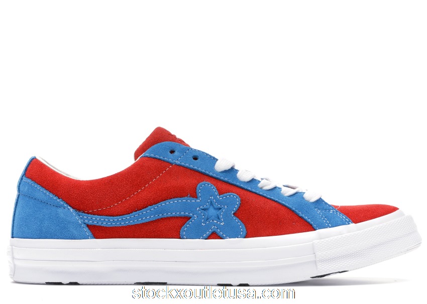 Outlet Converse One Star Ox Tyler the Creator Golf Le Fleur Red Blue 162126C