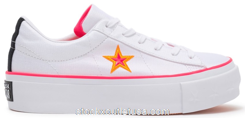 Outlet Converse One Star Platform Carnival Colourblock (W) 564389C