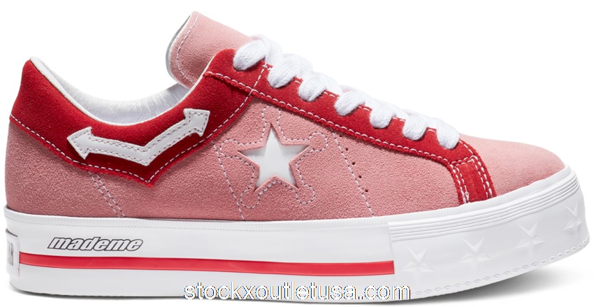 Outlet Converse One Star Platform Low MadeMe Pink (W) 563730C