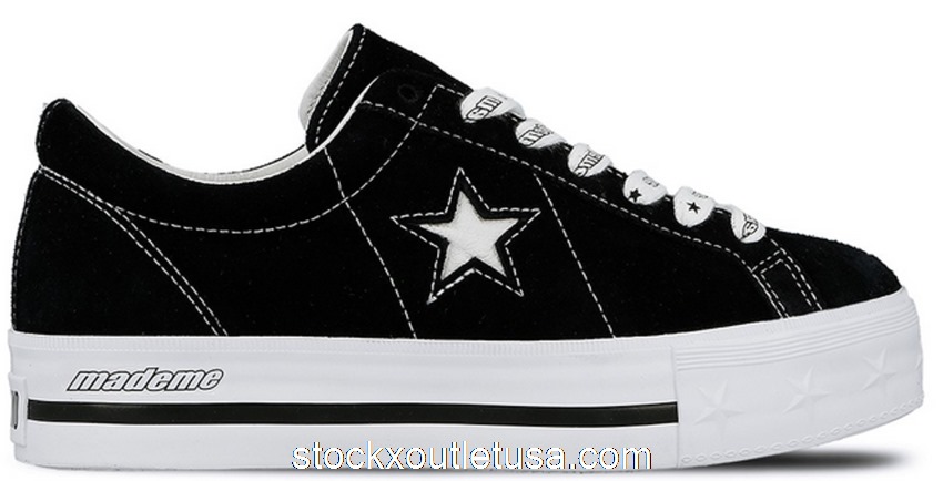 Outlet Converse One Star Platform Ox MadeMe Black (W) 562959C