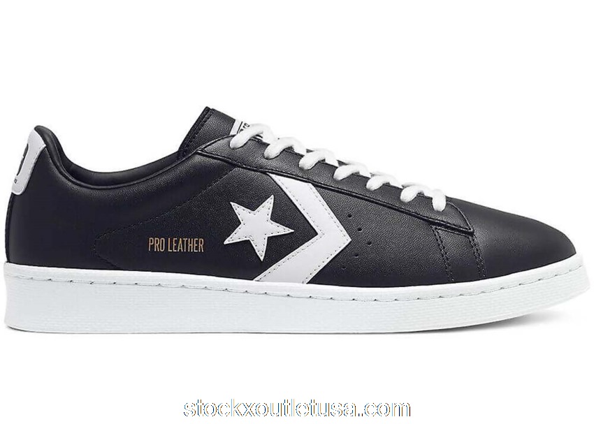 Outlet Converse Pro Leather Black White 167238C