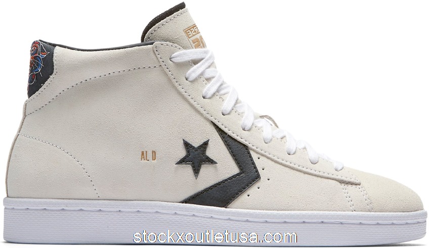 Outlet Converse Pro Leather Hi Al Davis White Suede 160252C