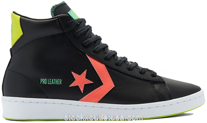 Outlet Converse Pro Leather Hi Hi-Vis Black 169651C