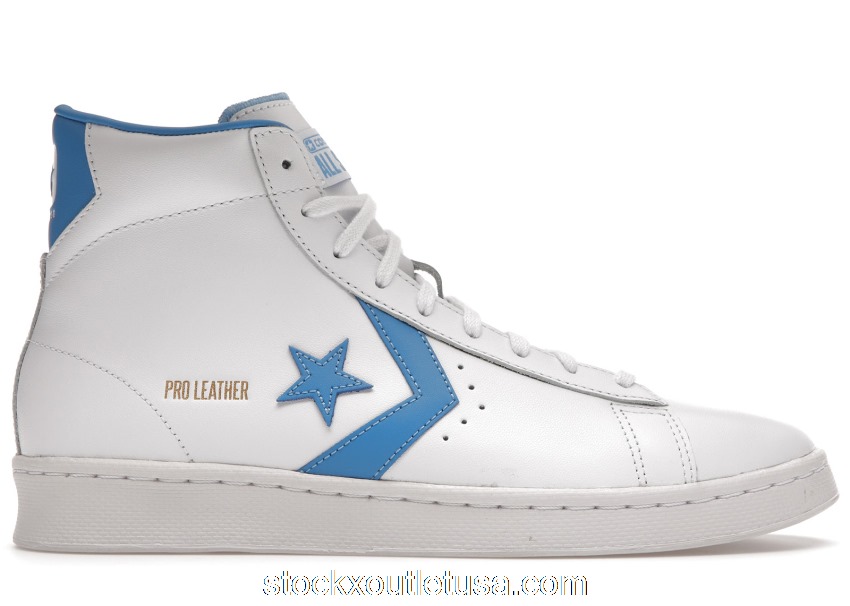 Outlet Converse Pro Leather Hi White Coast Blue 166813C