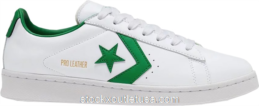Outlet Converse Pro Leather Ox White Green 167971C