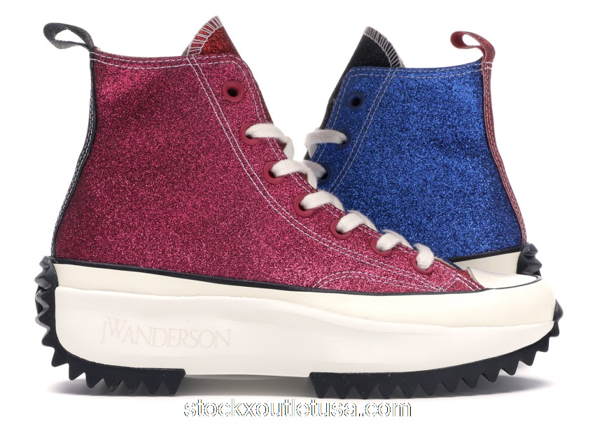 Outlet Converse Run Star Hike Hi JW Anderson Glitter 164842C