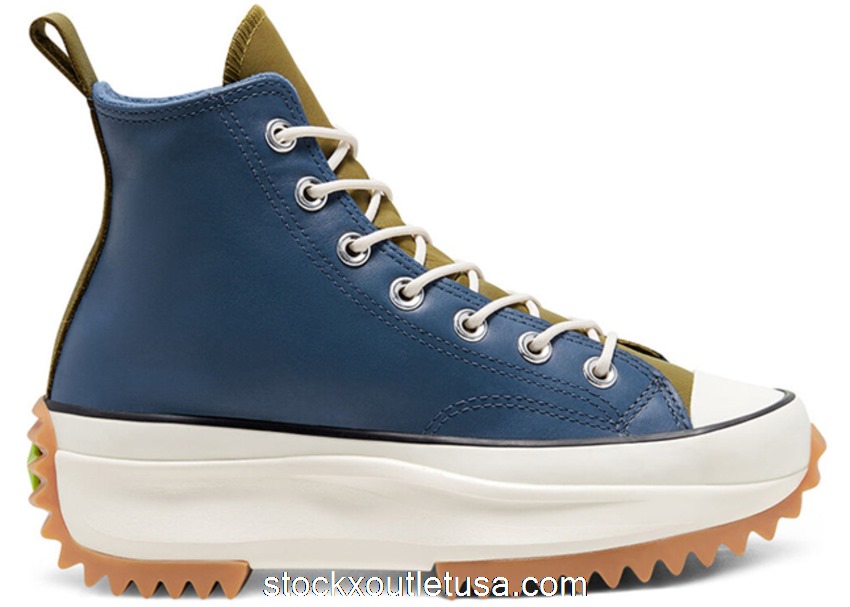 Outlet Converse Run Star Hike Hi Navy Dark Moss (W) 568650C