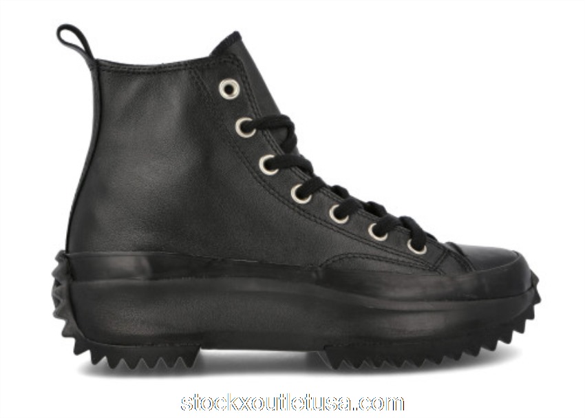 Outlet Converse Run Star Hike Hi Triple Black Leather 170548C