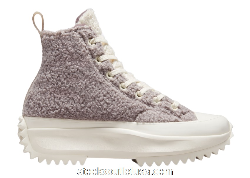 Outlet Converse Run Star Hike High Sherpa Vapor Mauve 172202C