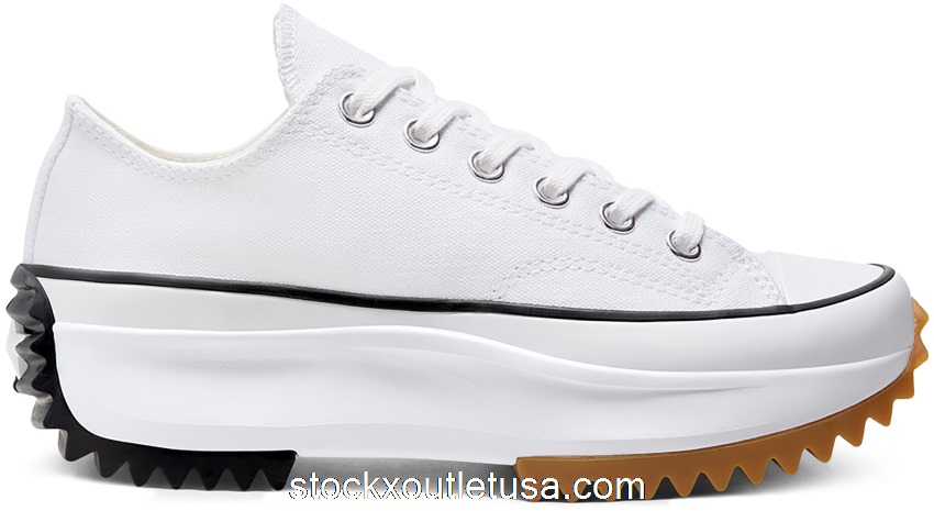 Outlet Converse Run Star Hike Ox White Black Gum 168817C