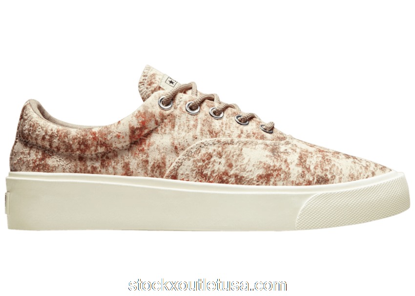 Outlet Converse Skid Grip John Elliott Antique White Brown 172577C